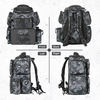 Water Resistant Hevy Duty 48L Fishing Box & Bags for 4 Trays with Rain Cover
