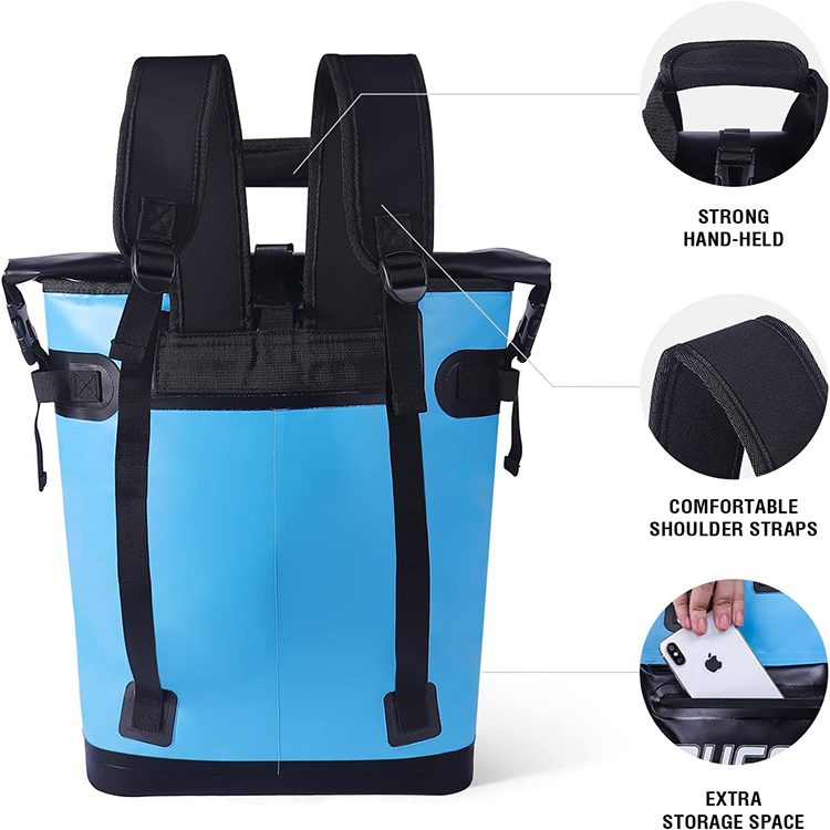 18L Leakproof and Waterproof Cooler Backpack for Hiking Picnic Fishing