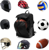 Motorcycle Helmet Backpack, Large Capacity Waterproof Backpack, Multifunctional Sports Bag for Storing Basketball and Football