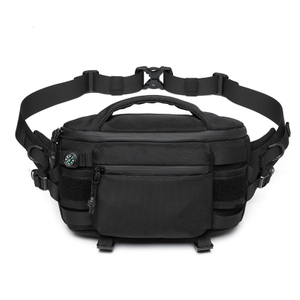 Tactical Waist Bag, Men's Crossbody Bag, Waterproof Multifunctional Outdoor Portable Bag, Cycling Shoulder Bag