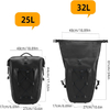 Waterproof Large Capacity Reflective cycle Pannier Bag with Rain Cover for Touring Traveling Commuting Outdoor Motorbike