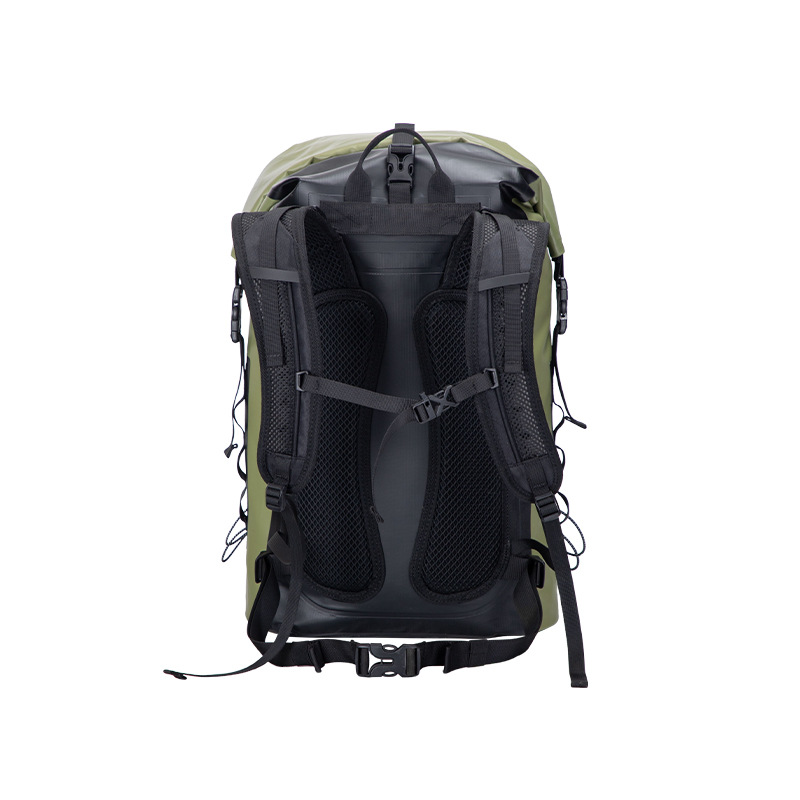 PVC Waterproof Backpack with Open Closure and Wading Bucket for Outdoor Hiking and Camping Diving Swimming Adventures