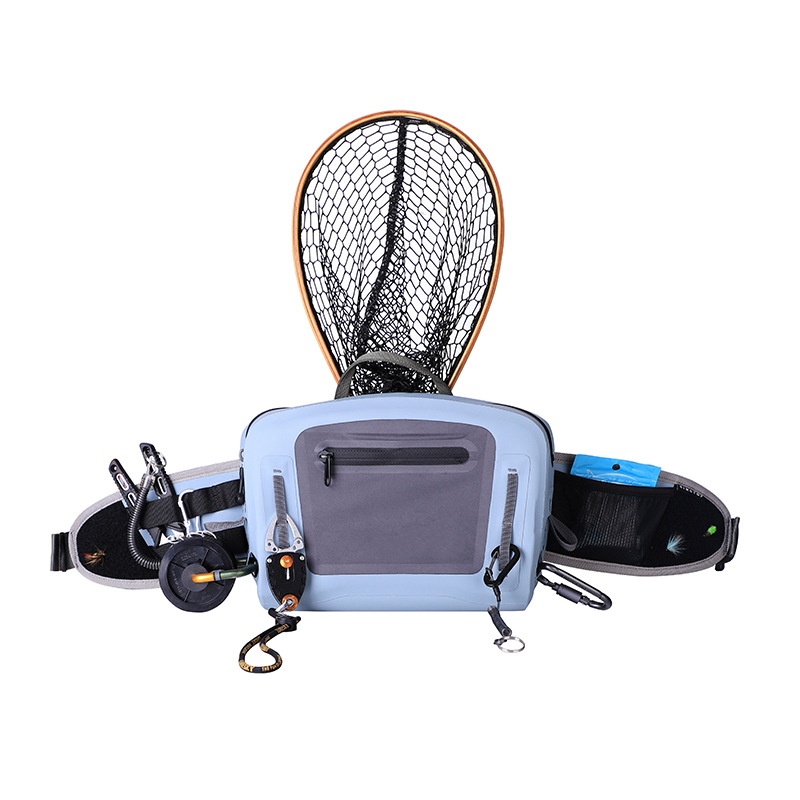 TPU Waterproof Waist Bag 6L Airtight Zipper Outdoor Waterproof Road Bag Fishing Upstream Drifting Waist Bag