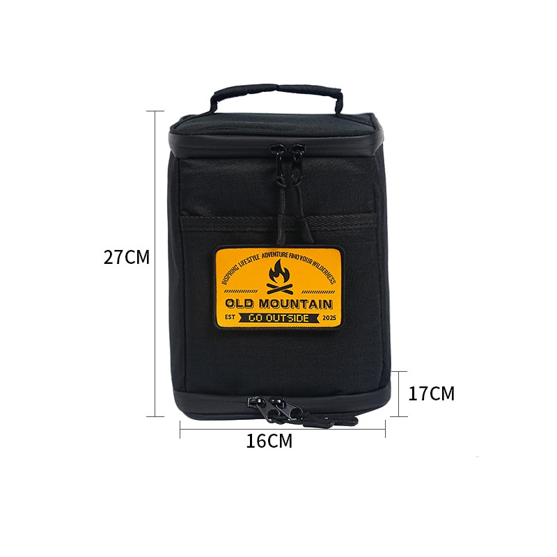Outdoor Portable Gas tank Storage Lamp Set Storage Barbecue Seasoning Jar Storage Bag