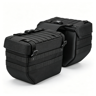 Heavy-Duty Large Capacity Motorcycle Saddlebag with Quick Release Buckles for Touring Travel Outdoor Adventure Riding