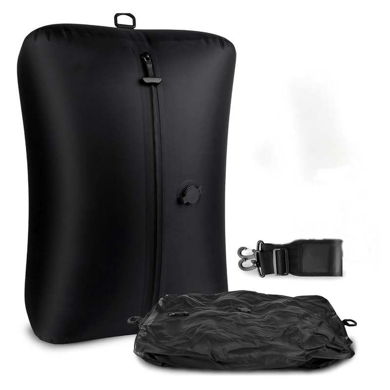 Waterproof TPU Vacuum Bag with Shoulder strap Multi-Purpose Outdoor Storage for Travel Camping & Airtight Wet Item Storage