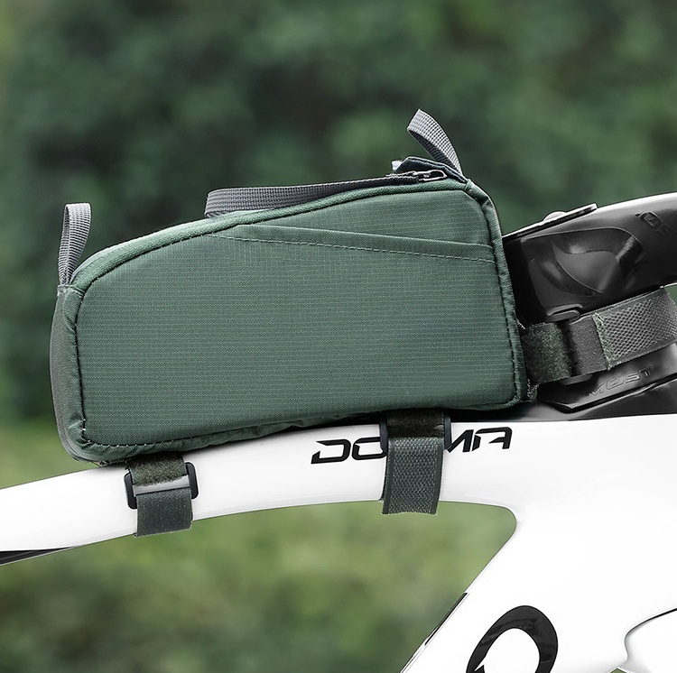 Bicycle Top Tube Bag Waterproof Large Capacity Front Beam Bag, Outdoor Riding Bag