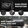 Durable Bikepacking Bike Saddle Bag That Fits Tools Gear with Reflective Details for Outdoor Riding Travel Use
