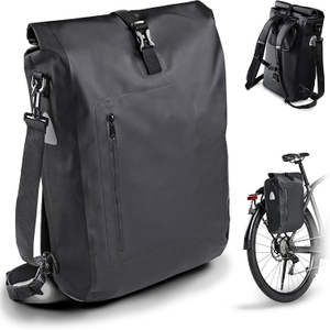 Waterproof Durable Bike Rack Bag with Quick Release Mount for Cycling Commuting Touring