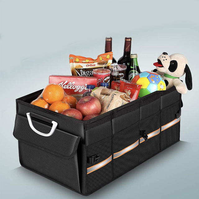 Hot Sell Foldable Cover Heavy Duty Collapsible Car Trunk Organizer with Lid(EPZ-146)