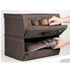 Factory Direct 2 Pack Large Shoe Box Storage with Clear Window and Hinged Lid(EPZ-276)