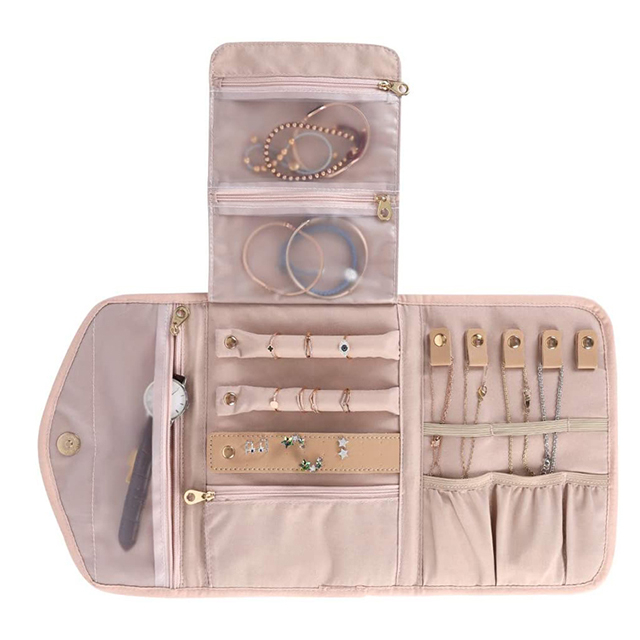Factory Direct Portable Lightweight Foldable Jewelry Organizer for Journey(EPZ-279)