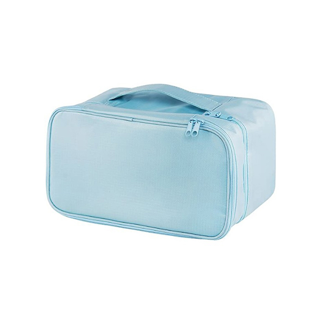 Hot Selling Large Compartment Lightweight Double Layer Korean Cosmetic Bag(EPZ-471)