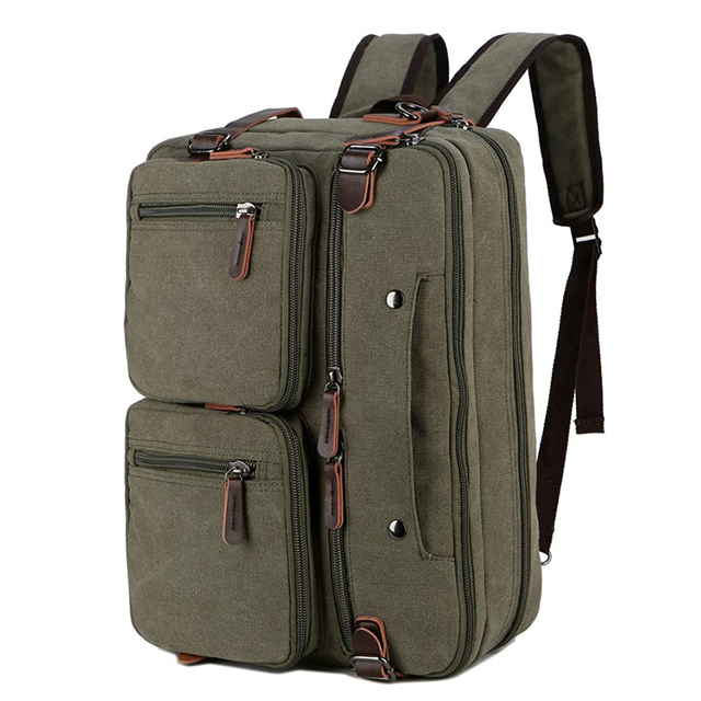 Factory Direct Convertible 17 Inch Business Briefcase Bag Backpack Laptop(EPZ-496)