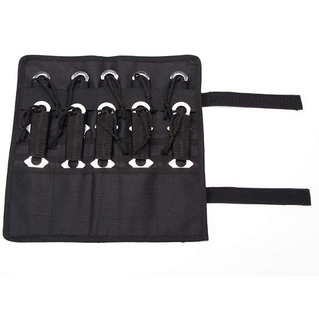 China Supplier Kunai Knives Wrap Roll Martial Arts Knives Storage Case Knife Pouch(EPZ-321)