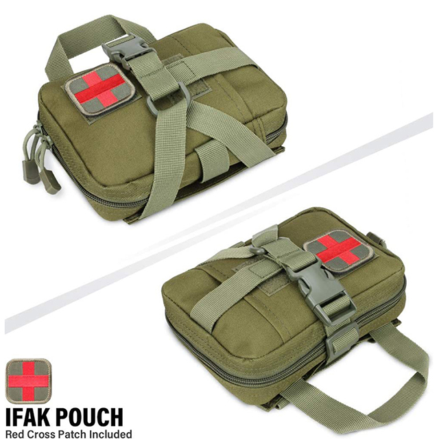 Factory Direct First Aid Kit Rip Away Molle Medical Pouch for Travel Outdoor(EPZ-337)