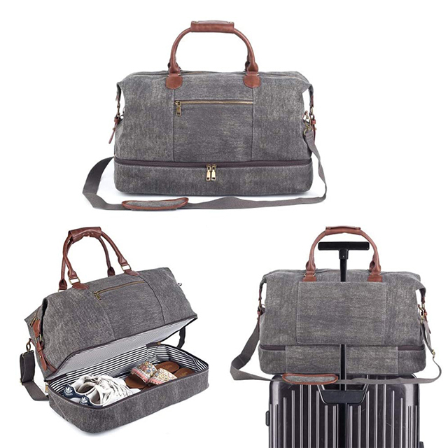 New Designer Multifunctional Weekend Duffle Bag with Shoes Compartment(EPZ-339)
