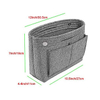Amazon Hot Selling Cosmetic Storage Makeup Felt Bag Organizer Insert Handbag(EPZ-326)