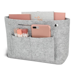 Factory Direct Cosmetic Storage Pocketbook Organizer Bag Insert Organizer(EPZ-327)