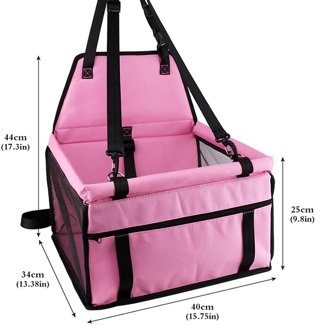 Factory Direct Portable Breathable Pet Car Seat for Travel with Clip on Leash(EPZ-332)