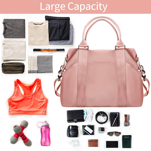 Stylish Durable Water-resistant Sports Duffel Bag with Shoes Compartment(EPZ-345)