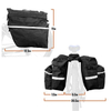Best Sell Large Pockets Adjustable Hooks Reflective Trim Pannier Bags for Bicycles(EPZ-113)