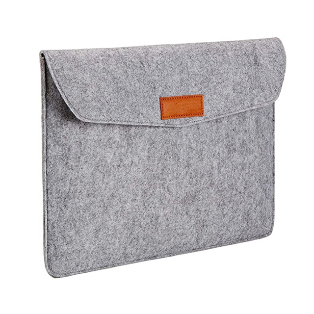 Amazon Hot Selling Soft 13 Inch Felt Laptop Sleeve Case Felt Laptop Bag(EPZ-092)