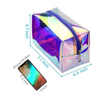 Hot Sell Clear Cosmetic Pouch Toiletry Organizer Holographic Cosmetic Bag(EPZ-039)