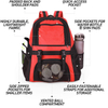 Factory Direct Football Backpack with Ball Holder Compartment for Kids(EPZ-357)
