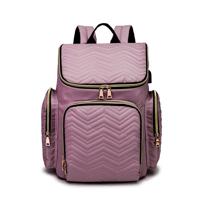 Ready to Ship Large Capacity Mummy Diaper Bag Baby with USB Charging Port(EPZ-387)