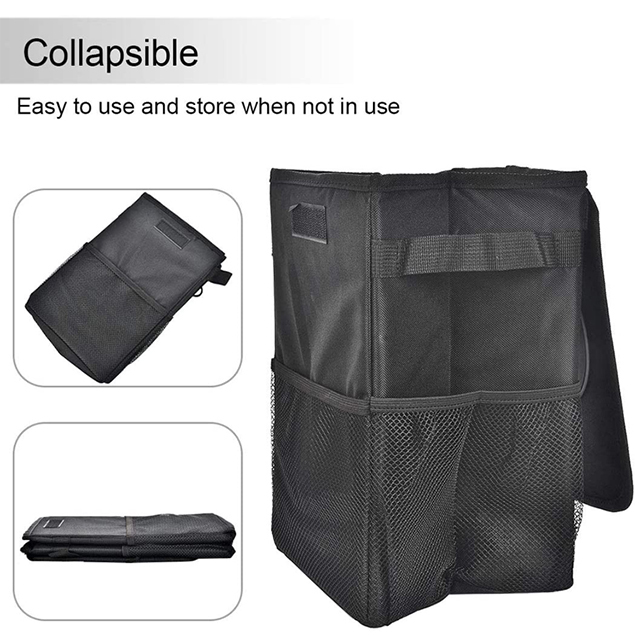 Hot Sell Collapsible Portable Waterproof Car Garbage Can Car Trash Can with Lid(EPZ-154)