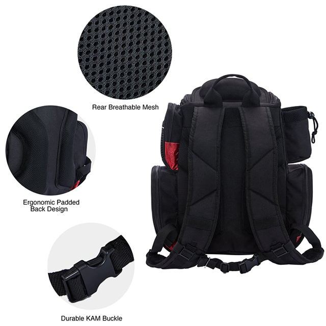 Factory Direct Outdoor Large Waterproof Fishing Tackle Bag with 4 Tackle Box (EPZ-172)