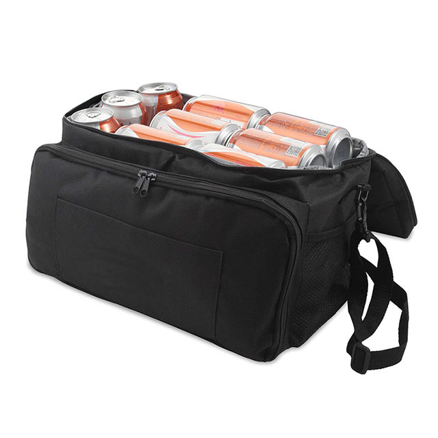 China Supplier 12pcs Stainless Steel Camping Utensil Kit BBQ Thermal Bag(EPZ-161)