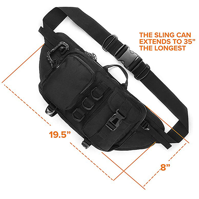 Factory Direct Heavy Duty Crossbody Tactical Sling Bag for Travel Cycling(EPZ-453)