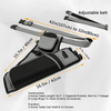 Well Sale Outdoor Polyester 3 Tubes Hunting Arrow Bag Archery Pack With Release Pockets And Belt