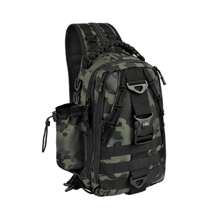 Promotional Water-resistant Freshwater Saltwater Tackle Fishing Storage Bag Cross Body Sling Bag