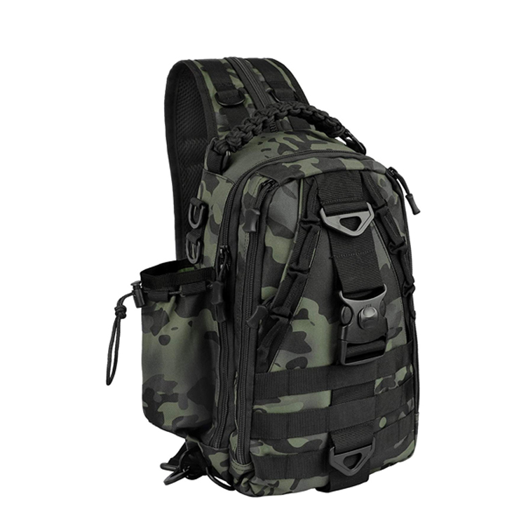 Promotional Water-resistant Freshwater Saltwater Tackle Fishing Storage Bag Cross Body Sling Bag