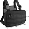 Chest Bag Tactical Combat Wthe Pouch Radio Chest For Man Front Chest Pouch Black