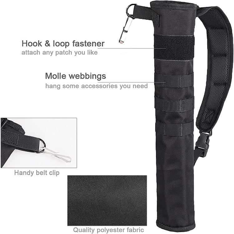 Durable Lightweight Archery Arrow Bag with Molle System Hanged for Target Shooting