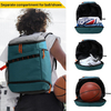 New Design 35L Multi-pocket Lightweight Basketball&Soccer Backpack with Wet&Shoe Compartment
