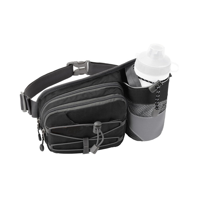 New Designed Multi-Pocket Waist Hydration Belt Pack with Water Bottle Holder for Running Walking Hiking Hydration Belt
