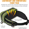 Waterproof Fly Fishing Fanny Pack TPU Fishing Bag with Airtight Zipper and Adjustable Strap