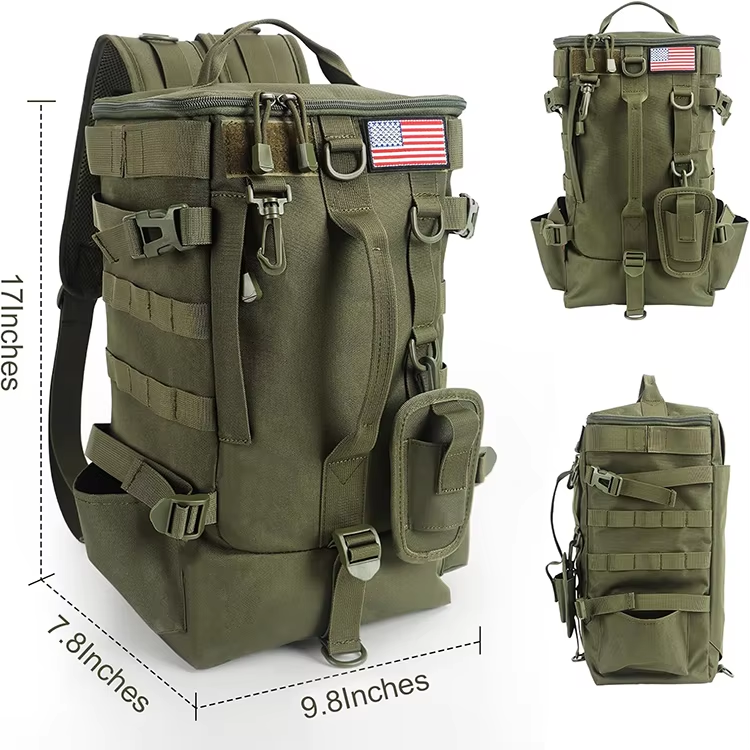 Mutil-functional Large Capacity Tackle Bag Fishing With Rod Holders Fishing Duffle Bag