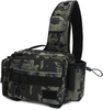 Functional Waterproof Multi-pockets Fishing Waist Bag Fishing Fanny Pack with Rod Holder