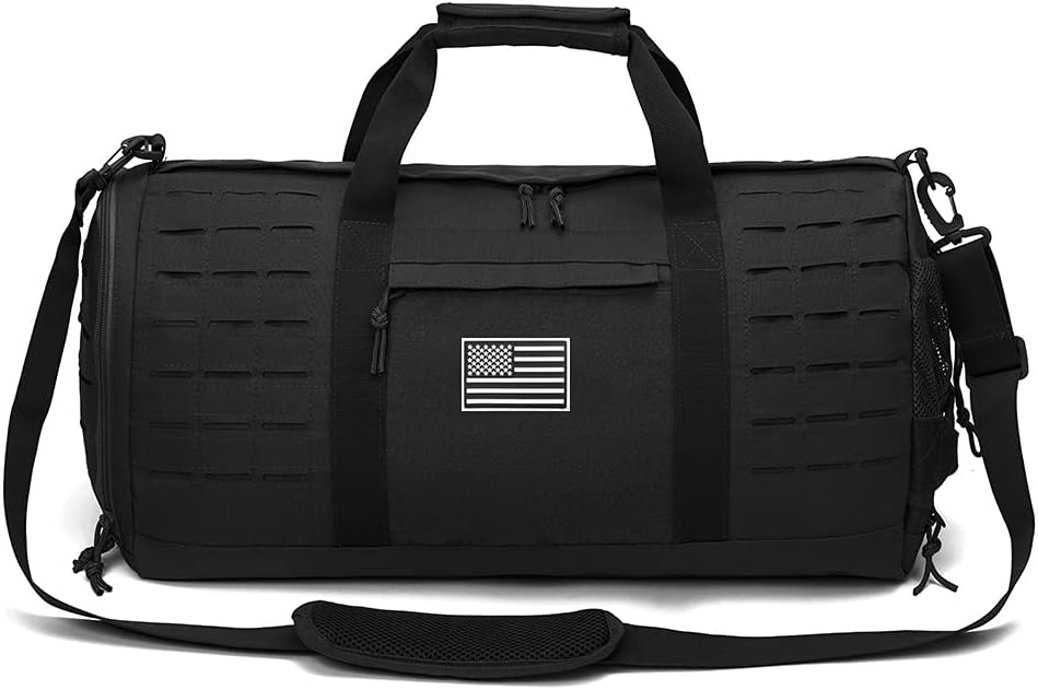 Hot Sale 40L Portable and Multi-compartment Tactical Gym Duffle Bag With Shoe Compartment for Sports and Travel