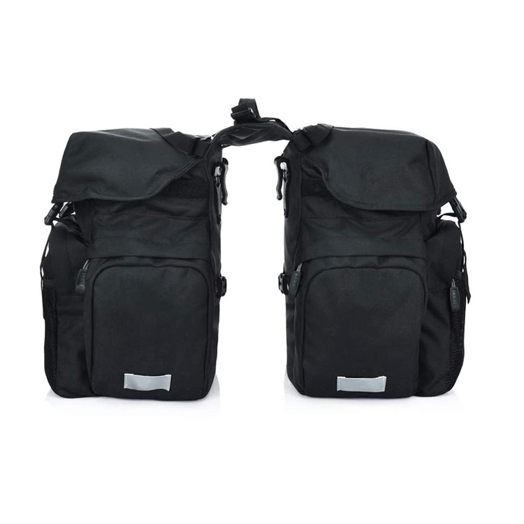Stylish Design 50L Waterproof Bicycle Commuting Saddle Bags with Rain Cover for Bicycle Rear Rack