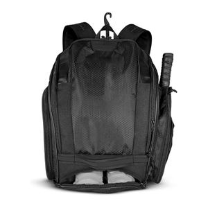 Stylish Unisex Design Large Pickleball Paddle Backpack with Padded Paddle Pockets and Large Bottom Sack for Shoes