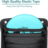 Durable Disc Golf Cart Pocket Pouch with Strap and Multi-pocket for Discs and Disc Golf Accessories
