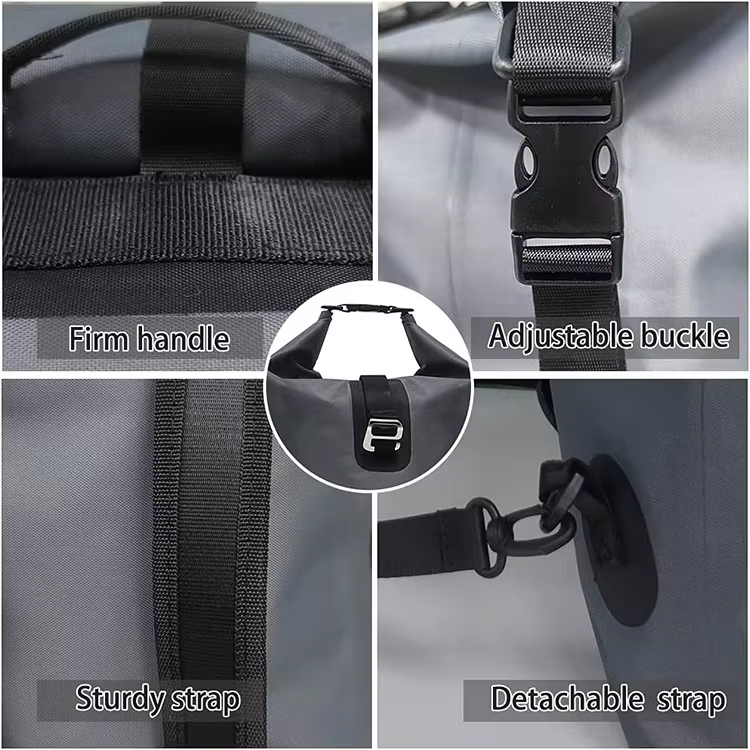 20L 420D TPU Roll Top Dry Bag Waterproof Backpack With Phone Case For Kayaking Rafting Boating