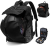 Motorcycle Helmet Backpack, Large Capacity Waterproof Backpack, Multifunctional Sports Bag for Storing Basketball and Football